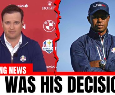 Zach Johnson FINALLY CONFIRMS IF TIGER WOODS will ATTEND the RYDER CUP... and WHY!