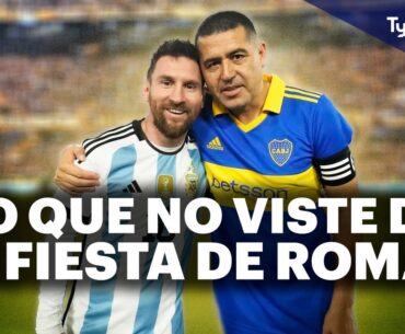 LO QUE NO VISTE DEL PARTIDO DESPEDIDA DE RIQUELME 🔥 LEO MESSI, PAREDES, LA BOMBONERA DE FIESTA Y MÁS