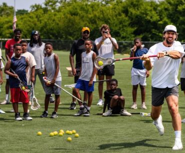 We Surprised a Group of Kids with New Goals and a Shooting Lesson