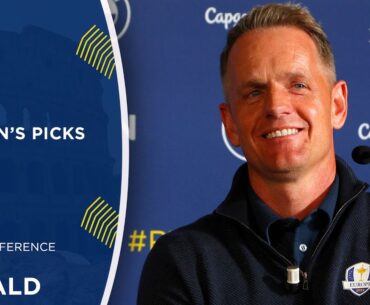 LIVE | European Team Captain's Picks | 2023 Ryder Cup