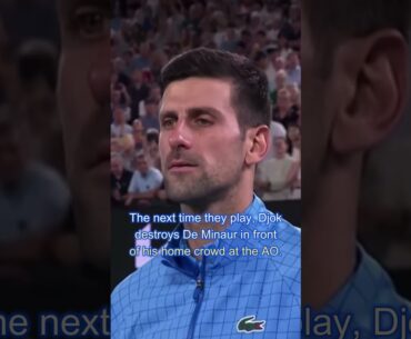 Why you NEVER f*** with Djokovic.