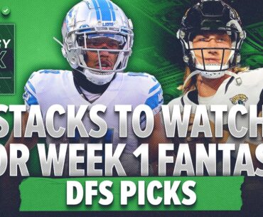 Finding the BEST Week 1 DFS plays | NFL Fantasy Picks | Fantasy Flex Podcast
