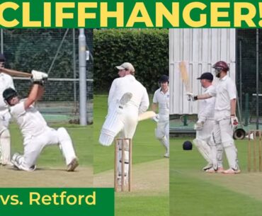 CLIFFHANGER! | Cricket highlights w/ commentary | NWLCC 1sts v Retford 1sts | S3 ep14