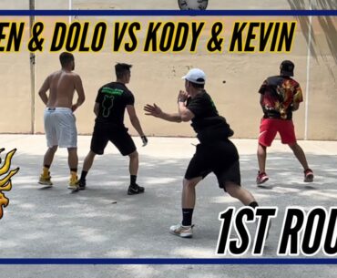 Steven & Dolo Vs Kody & Kevin - 1st Round - 2023 Chinatown “B” Doubles Handball Tournament