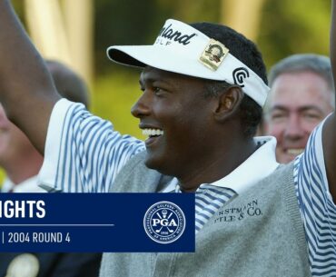 Vijay Singh Claims 2nd PGA Championship | 2004 PGA Championship