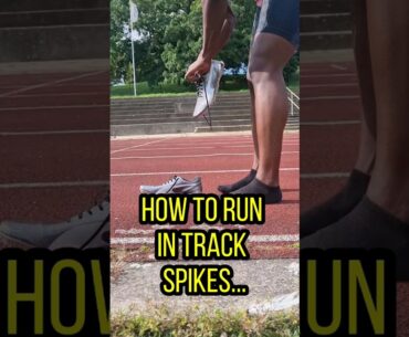 How to use spike shoes for running #athlete #trackandfield #sprinting