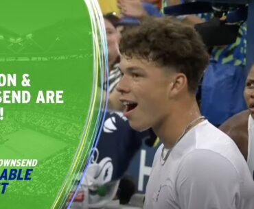 Shelton & Townsend's Hilarious Doubles Celebrations! | 2023 US Open