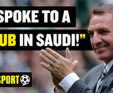 Brendan Rodgers Reveals Talks with Saudi Club After Leicester City 👀