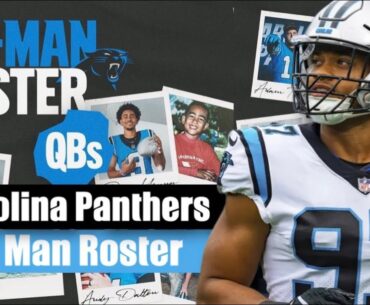 Carolina Panthers 53 Man Roster Set