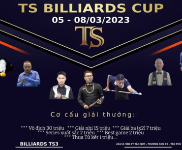 Viết Thụ (Adam Pro) vs Tri Nguyễn (Hoàng Long) - T5 | GIẢI 3C TS Billiards Cúp 2023