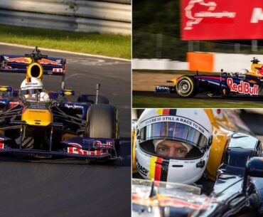 Redbull let Sebastian Vettel drive his 2011 RB7 around the Nurburgring Nordschleife | Track Footage