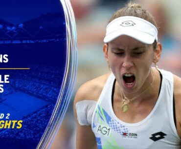 Elise Mertens vs. Danielle Collins Highlights | 2023 US Open Round 2