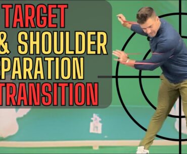 Target Hip & Shoulder Separation in Transition with this golf pressure board drill Justin James golf
