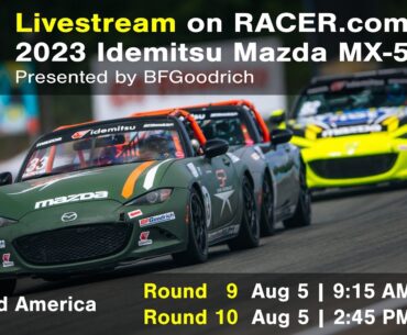 Mazda MX-5 Cup 2023 | Round 10 - Road America | Livestream