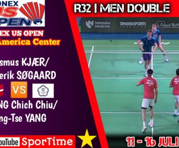 R32 | KJÆR / SØGAARD (DEN) vs HSIANG / YANG (TPE) | YONEX US Open 2023