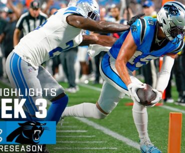 Detroit Lions vs. Carolina Panthers  | 2023 Preseason Week 3 Game Highlights