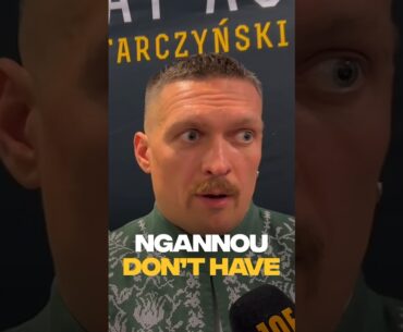 Oleksandr Usyk on Tyson Fury vs Francis Ngannou #boxing