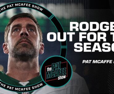 Pat McAfee reacts to Aaron Rodgers being OUT for the season | The Pat McAfee Show
