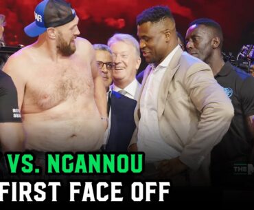 Tyson Fury vs. Francis Ngannou Face Off: "I'm fat as a pig and still number 1"