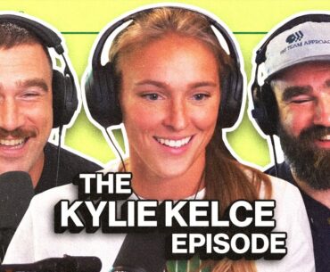Kylie Kelce on life as an NFL spouse, Jason’s Tinder Bio, and Setting Up Travis | Ep 52