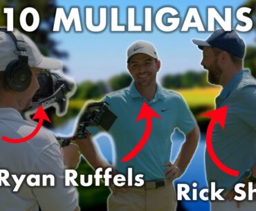 What can Tour Pro Ryan Ruffels Shoot With 10 Mulligans - Rick Shiels BTS