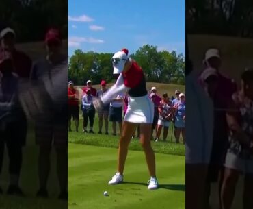 Nelly Korda Golf Swing (SLOW MOTION) #golf #shorts