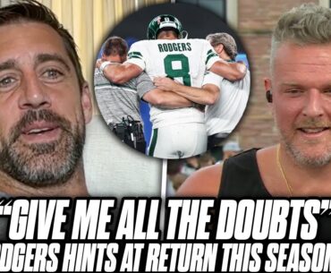 Aaron Rodgers Says "Anything Is Possible" When Hinting At His Expected Return Date | Pat McAfee Show