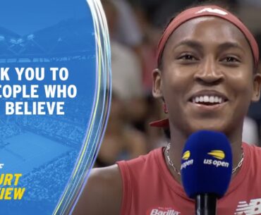 Coco Gauff On-Court Interview | 2023 US Open Final