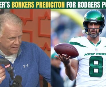 Reacting to former New York Jets QB Boomer Esiason's BONKERS Aaron Rodgers stat prediction!