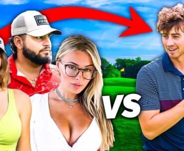 We Challenged GM Golf To A Match | Ft. Corinna Kopf & Grace Charis