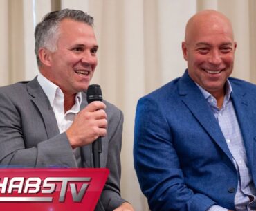 Q&A with Kent Hughes and Martin St-Louis at Canadiens Golf Tournament