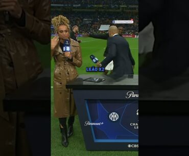 Only Thierry Henry can stop a UCL semifinal pre-game warmup 😂