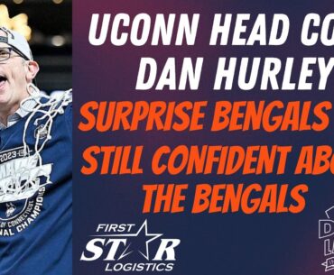 UCONN Head Basketball Coach Dan Hurley | Surprise Bengals Fan Is Still Confident About The Bengals
