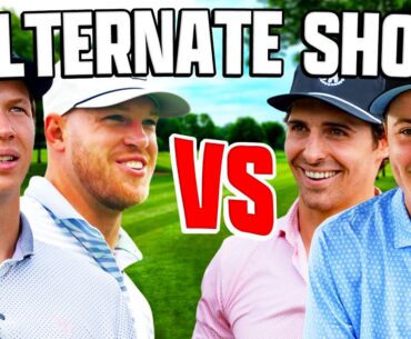 Alternate Shot Match With Professional Athletes Gets Intense