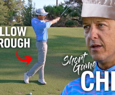 Need lower ball flight with your wedges? Try this follow through | Short Game Chef | Episode 5