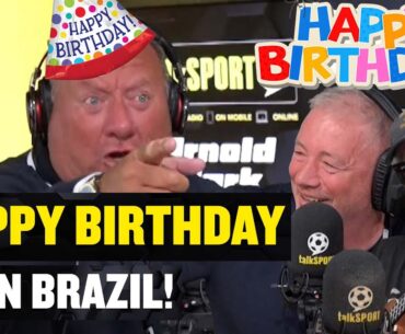 HAPPY BIRTHDAY ALAN! 🎂 Chris Evans CRASHES the show for Brazil's big day!