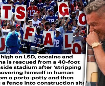 Bills Fan On LSD, Coke, & More Covered Himself In Poop & Jumped Into 30ft Construction Pit | PMS