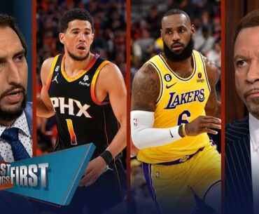 KD & Booker training in Bahamas, bigger threat to Denver: Suns or Lakers? | NBA | FIRST THINGS FIRST