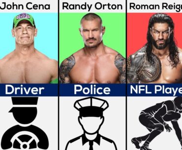WWE Wrestlers First Job Before Wrestling