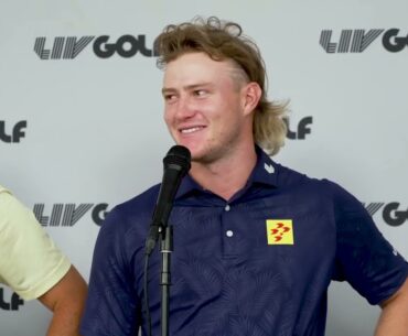 Serio Garcia & Jediah Morgan · Round 1 · Press Conference · 2023 LIV Golf Chicago