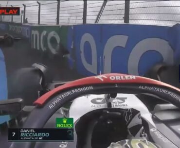Ricciardo Funny Radio While Crashing  At Dutch GP  And Then Realizing He Broke His Wrist