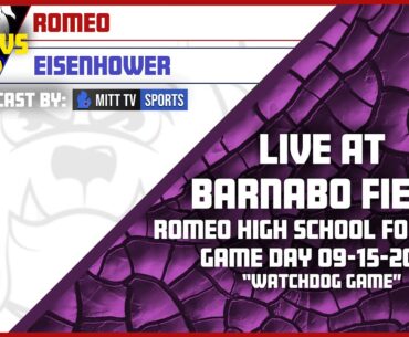 RHS Football  - "WATCHDOG GAME" Romeo VS Eisenhower - September 15th, 2023