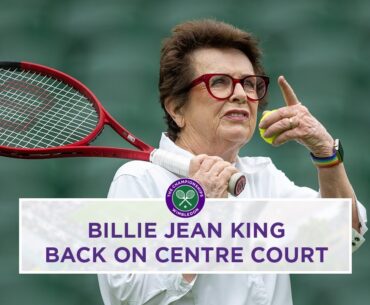 Billie Jean King | Back where she belongs | Wimbledon 2023