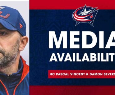 Head Coach Pascal Vincent and the Blue Jackets open Training Camp  | Media Availability 9/21/23