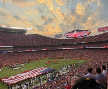 Must watch Kansas City Chiefs Home Opener National Anthem Flyover Lions vs. Chiefs 2023