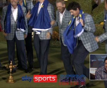 "All my rhythm is in my golf swing!" - Rory McIlroy reviews his Ryder Cup dance