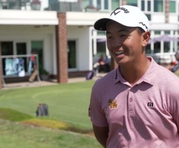 "ทีเค" รัชชานนท์ผ่านเข้าสู่รอบ 16 คนสุดท้าย The Amateur Championship ณ สนาม Hillside Golf Club