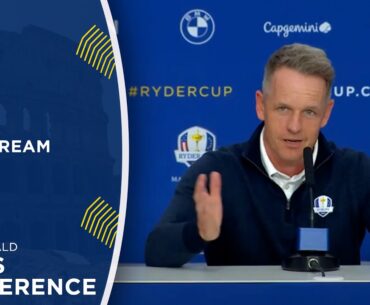 LIVE | Luke Donald Press Conference | 2023 Ryder Cup