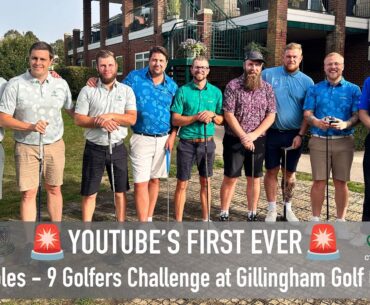 🚨 YouTube’s FIRST EVER 9 Holes - 9 Golfers Challenge! 🚨
