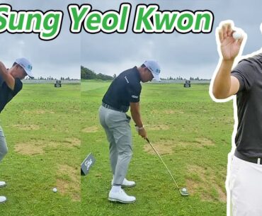 Sung Yeol Kwon クォン・ソンヨル 韓国の男子ゴルフ スローモーションスイング!!!